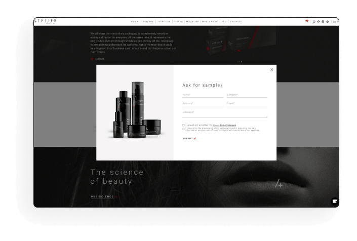 Atelier web - screen 3